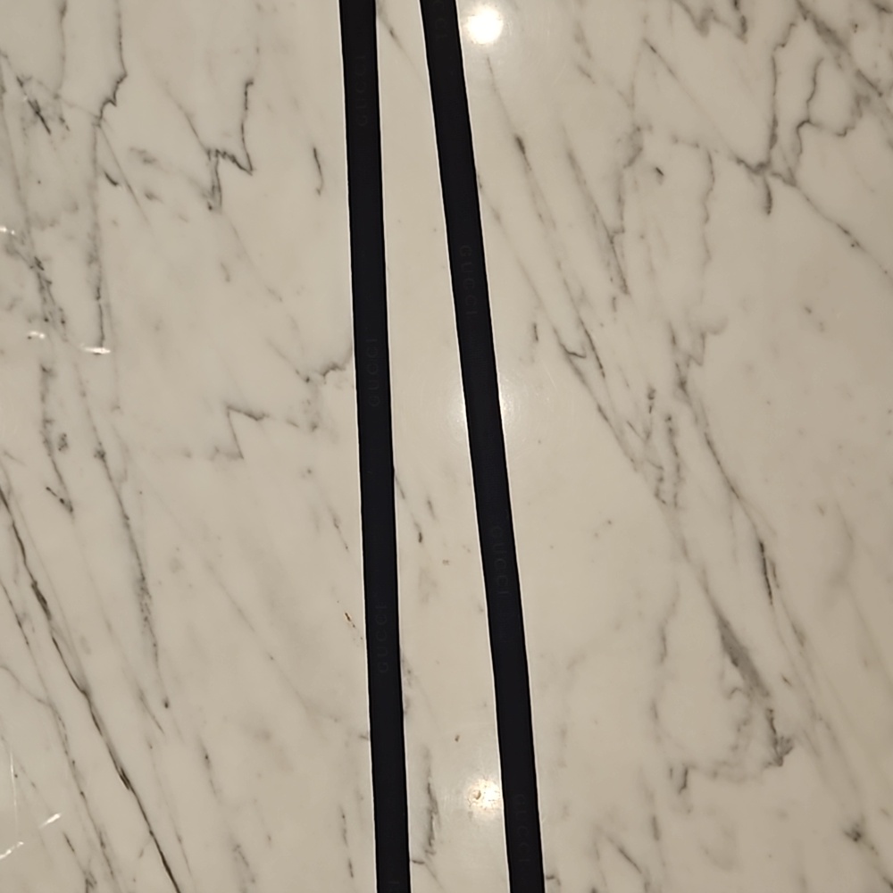 AUTHENTIC GUCCI BLACK RIBBON GIFT PACKAGING 57"